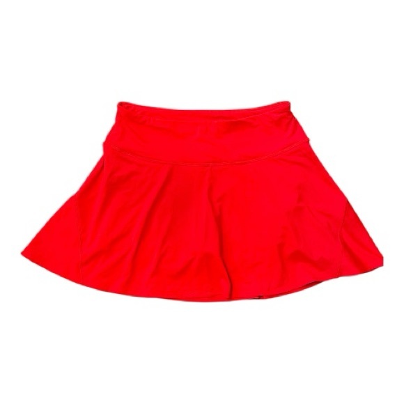 CRZ YOGA Dresses & Skirts - #89, CRZ YOGA Vibrant Red Skater Skirt, 14” long, size 8/10